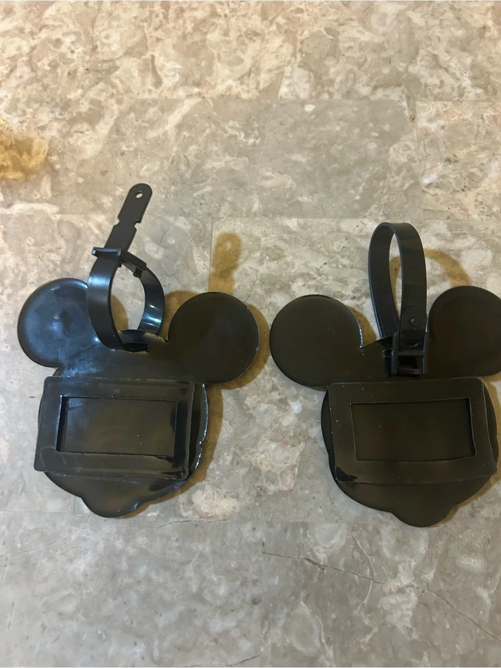 Disney Luggage Tag - Black and Peach